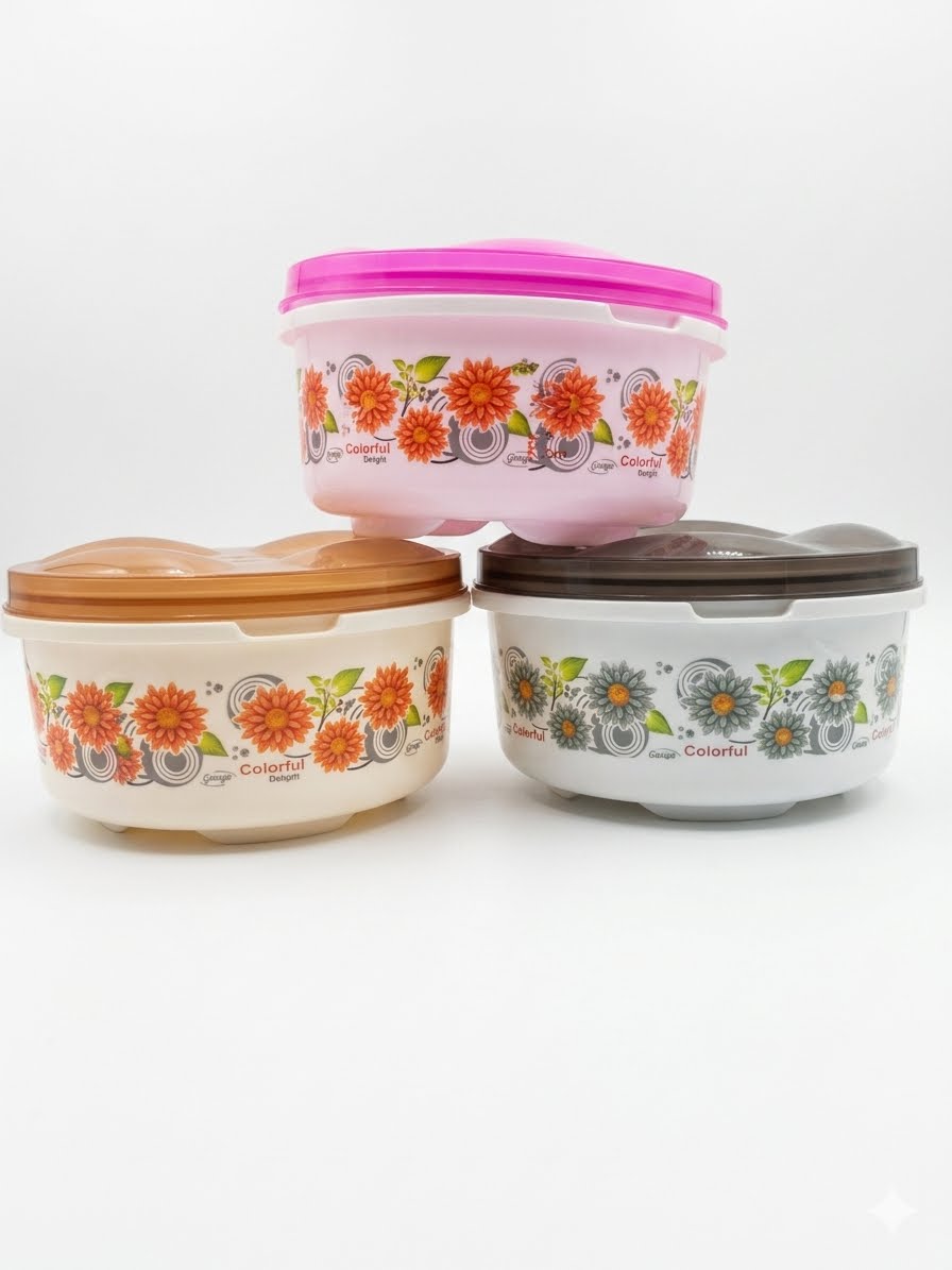 ROUND STORAGE CONTAINER 3PCS