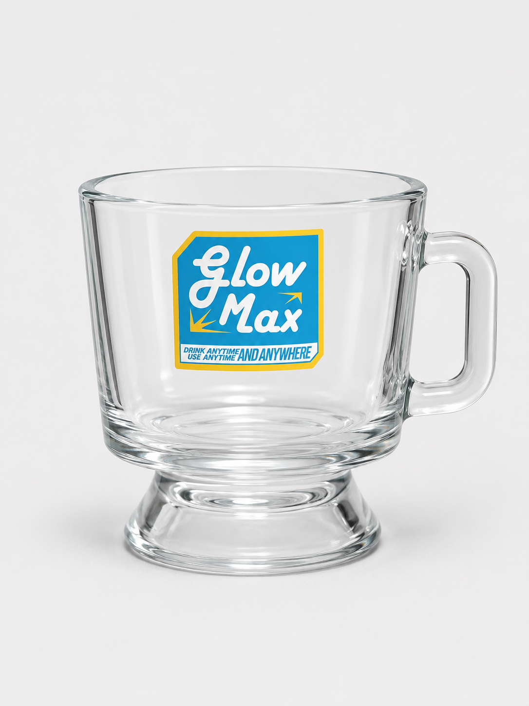 TRANSPARENT GLASS TEA CUPS