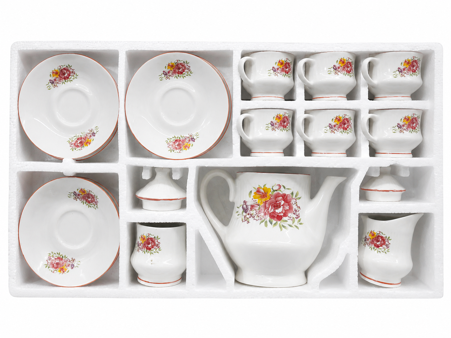 15 PCS KETLE SET CERAMIC