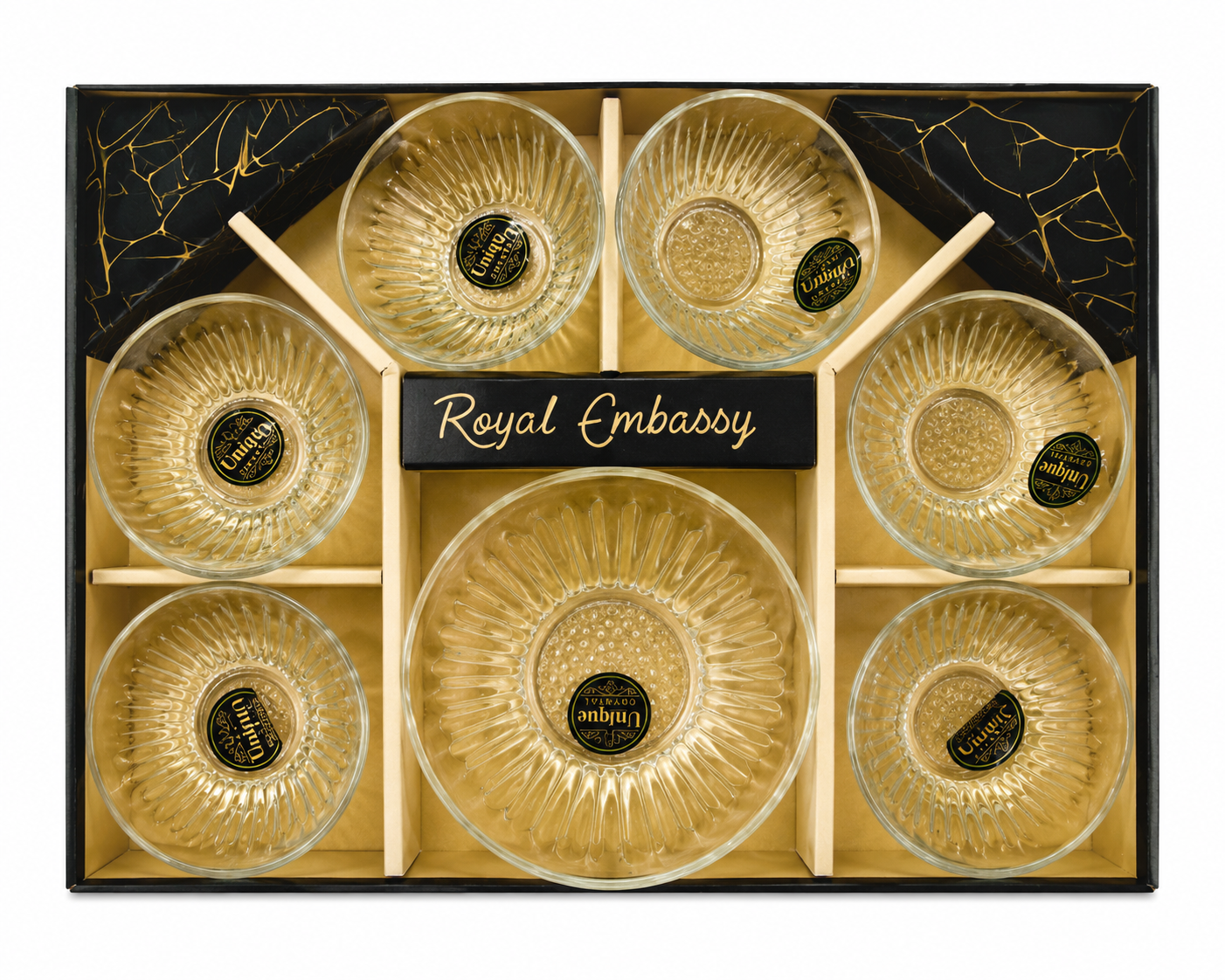 ROYAL GLASS BOWL SET