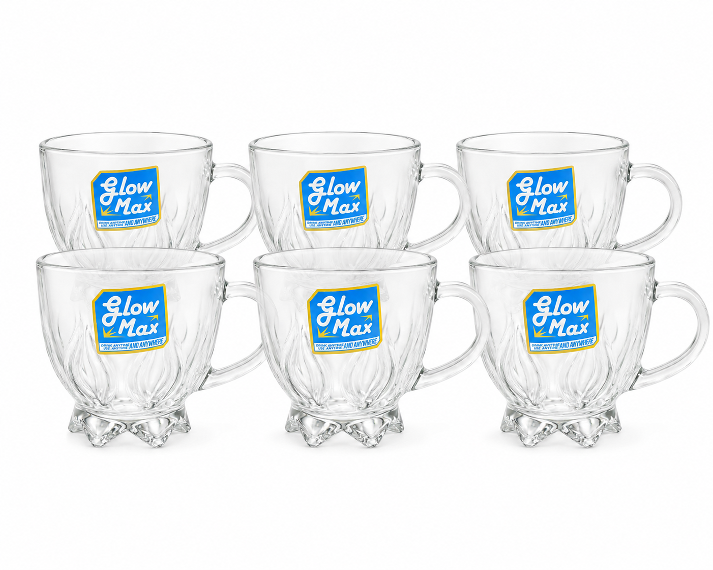 GLOW MAX GLASS TEA SET