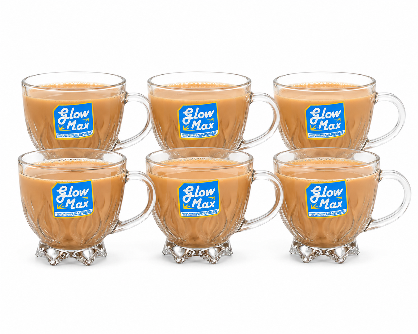 GLOW MAX GLASS TEA SET